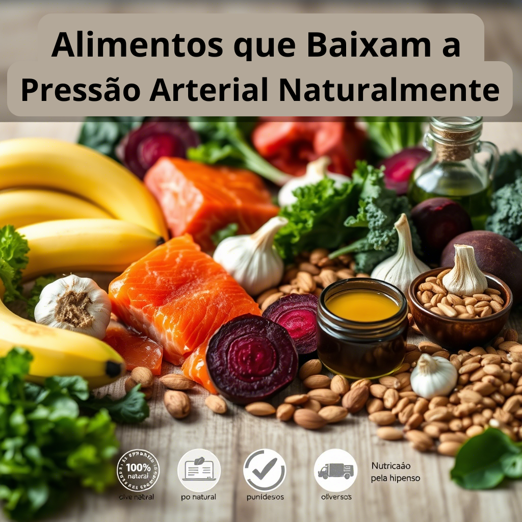 Alimentos que Baixam a Pressão Arterial Naturalmente